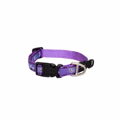 Rogz FancyDress Classic Dog Collar Forest Purple