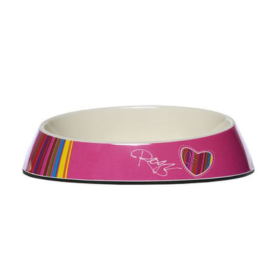 Rogz Fishcake Candy Stripes Cat Bowl