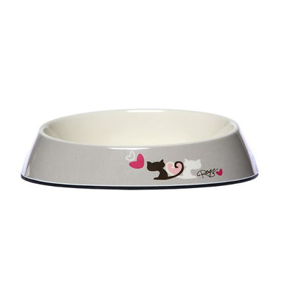 Rogz Fishcake Heart Tails Cat Bowl