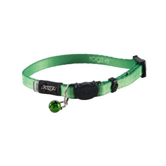 Rogz Kiddycat Lime Paws Cat Collar