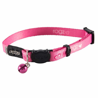 Rogz Kiddycat Pink Hearts Cat Collar