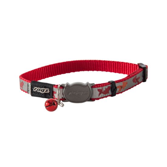 Rogz Reflectocat Red Fish Cat Collar