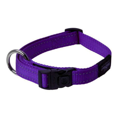 Rogz Utility Reflective Stitching Dog Collar
