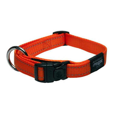 Rogz Utility Reflective Stitching Dog Collar