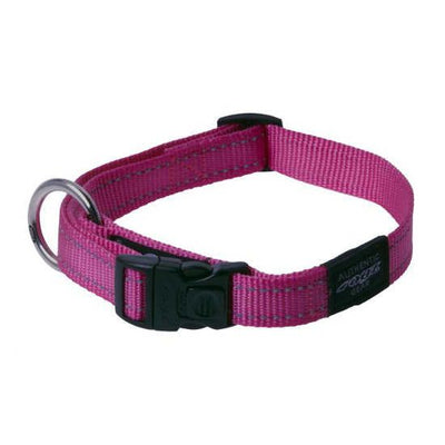 Rogz Utility Reflective Stitching Dog Collar