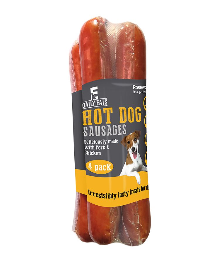 Rosewood Daily Eats Hot Dog Sausages Dog Treats 220g