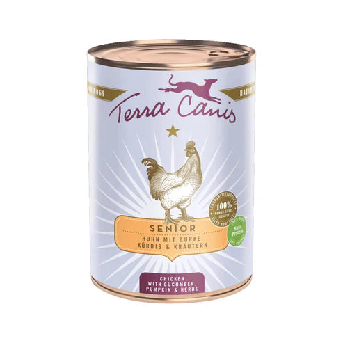 Terra Canis Senior Chicken with Cucumber Pumpkin & Herbs Dog Wet Food 400G