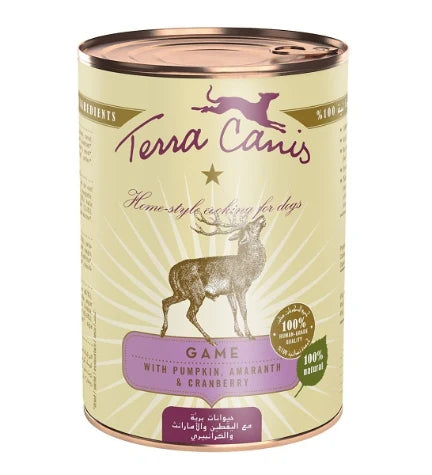 Terra Canis Classic Game Venison Dog Wet Food 400G