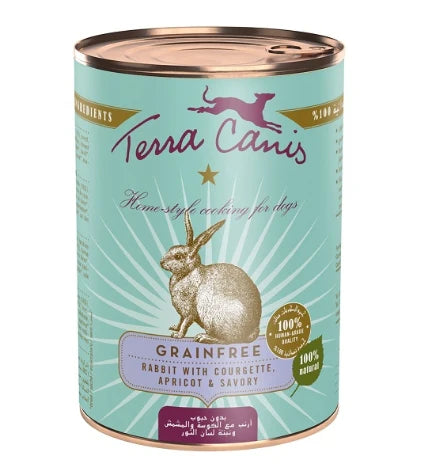 Terra Canis Grain Free Rabbit Dog Wet Food 400G