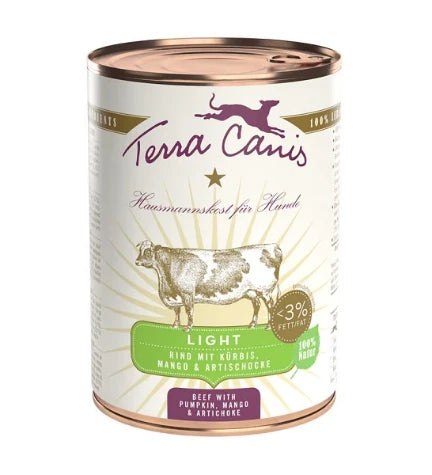 Terra Canis Light Beef Dog Wet Food 400G