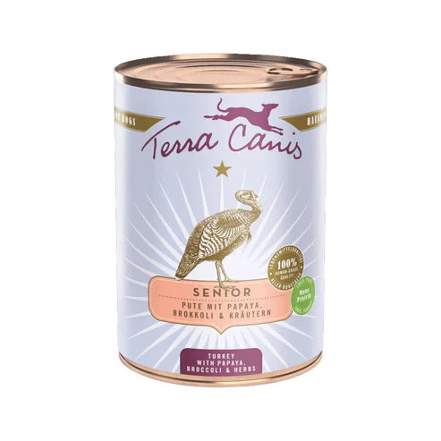 Terra Canis Senior Turkey with Papaya Broccoli & Herbs Dog Wet Food 400G