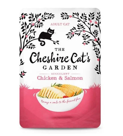 The Cheshire Cat's Garden Chicken & Salmon Wet Cat Food 85G