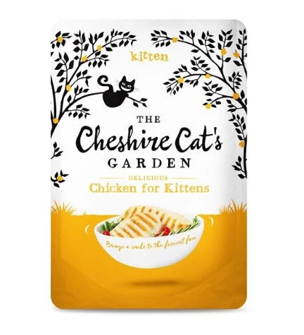 The Cheshire Cat's Garden Kitten Chicken Wet Cat Food 85G