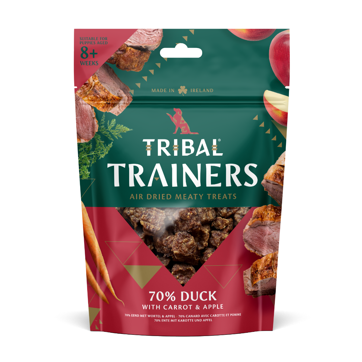 Tribal Trainers Duck Carrot & Apple Dog Treats 80g