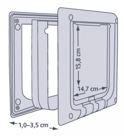 Trixie 4-way Electromagnetic Flap for Cats