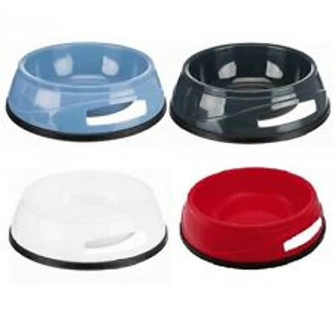 Trixie Basic Plastic Bowl with Non-Slip Base for Dogs