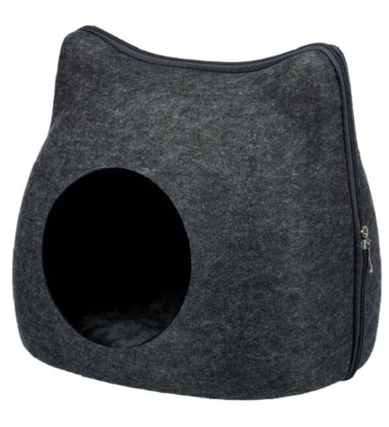 Trixie Cat Face Felt Cat Cave