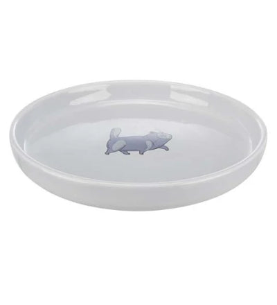 Trixie Ceramic Bowl Flat & Wide for Cats