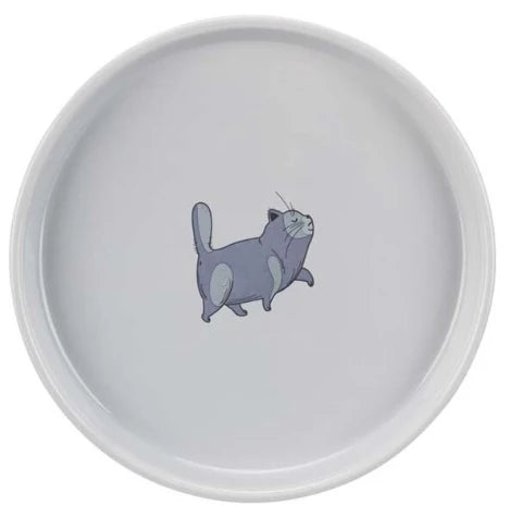 Trixie Ceramic Bowl Flat & Wide for Cats