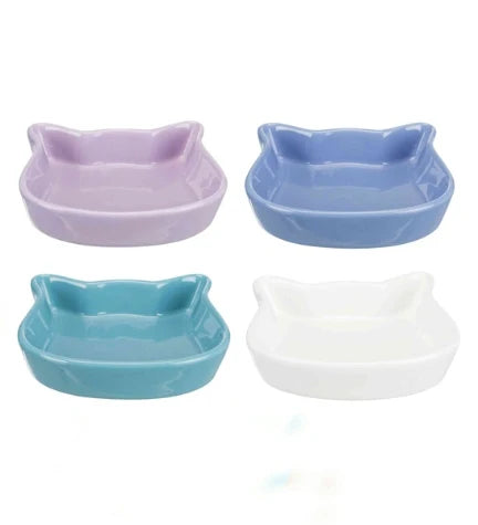 Trixie Ceramic Cat Face Bowl for Cats