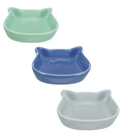 Trixie Ceramic Cat Face Bowl for Cats