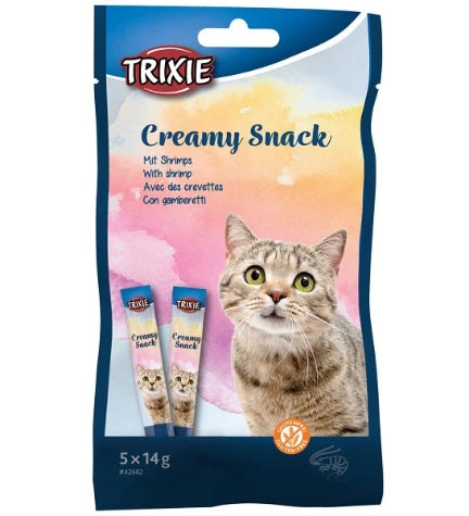 Trixie Creamy Snack with Shrimp Cat Treats 5X14G