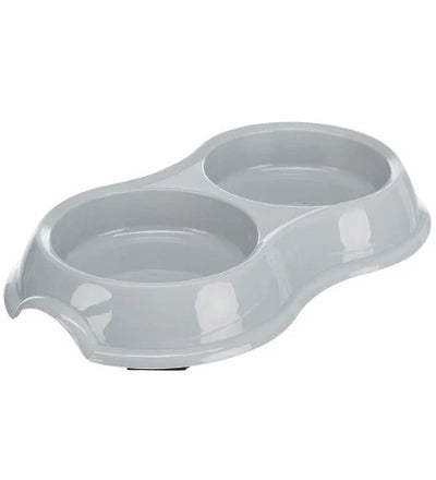 Trixie Double Plastic Bowl for Cats