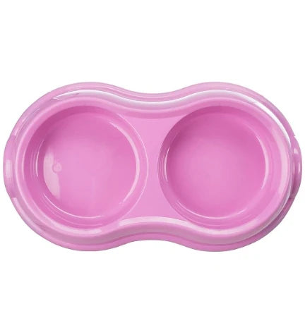 Trixie Double Plastic Bowl for Cats