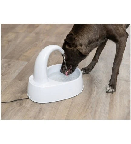 Trixie Drinking Fountain Curved Stream for Dogs