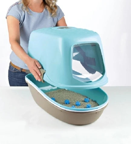 Trixie Hooded Berto Threepart Cat Litter Tray