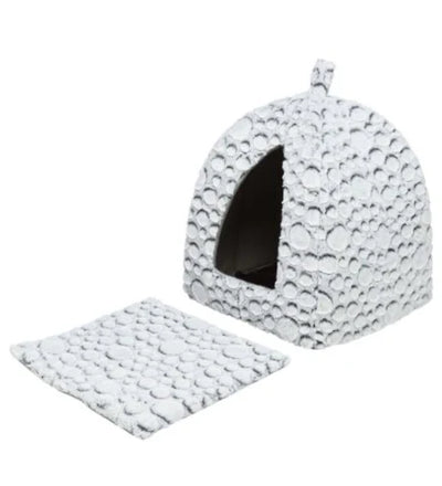 Mila Soft Plush Cave for Cats & Small Dogs