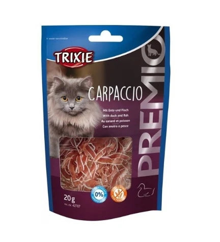 Trixie Premio Carpaccio with Duck and Fish Treats for Cats 20G