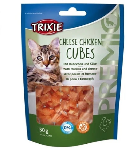 Trixie Premio Cheese Chicken Cubes Cat Treats 50G