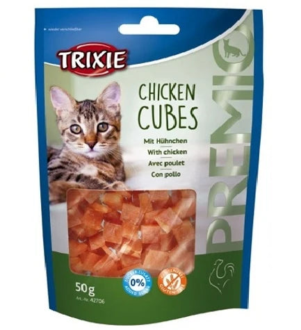 Trixie Premio Chicken Cubes Cat Treats 50G