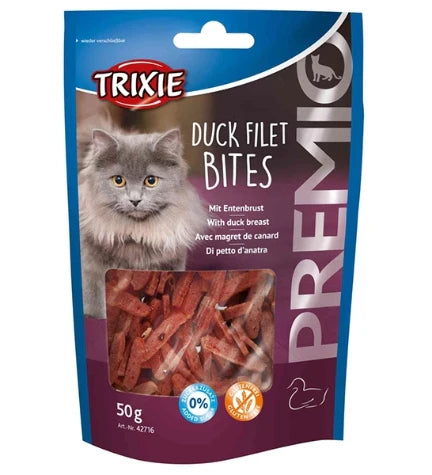 Trixie Premio Duck Filet Bites Cat Treats 50G