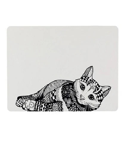 Trixie Zentangle Cat Place Mat