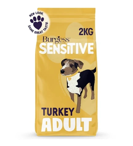 Burgess Sensitive Adult Turkey Dry Dog Food