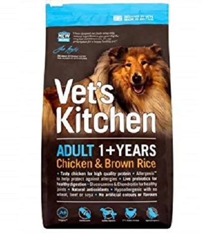 Vet's Kitchen Chicken & Brown Rice Adult Dry Dog Food