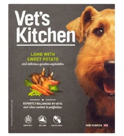 Vet's Kitchen Grain Free Lamb with Sweet Potato Wet Dog Food 395G