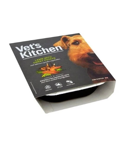 Vet's Kitchen Grain Free Lamb with Sweet Potato Wet Dog Food 395G