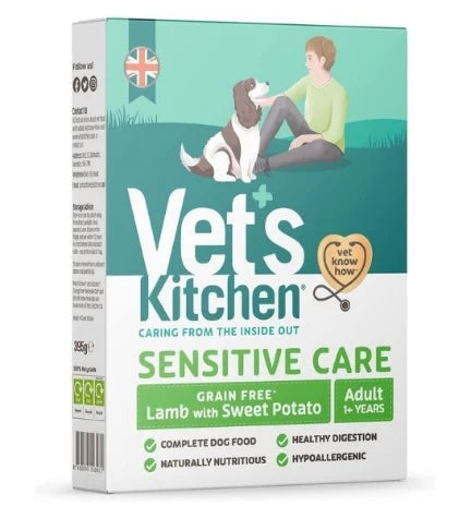 Vet's Kitchen Grain Free Lamb with Sweet Potato Wet Dog Food 395G