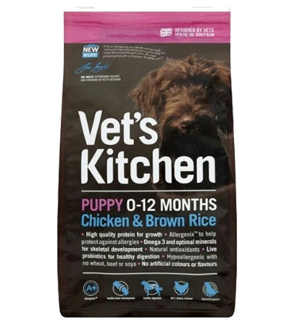 Vet's Kitchen Puppy Chicken & Brown Rice Dry Food