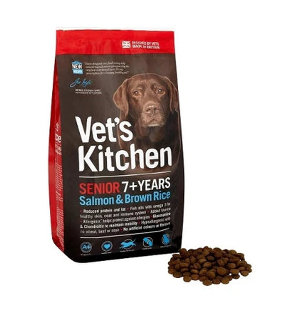 Vet's Kitchen Senior Salmon & Brown Rice Dry Dog Food