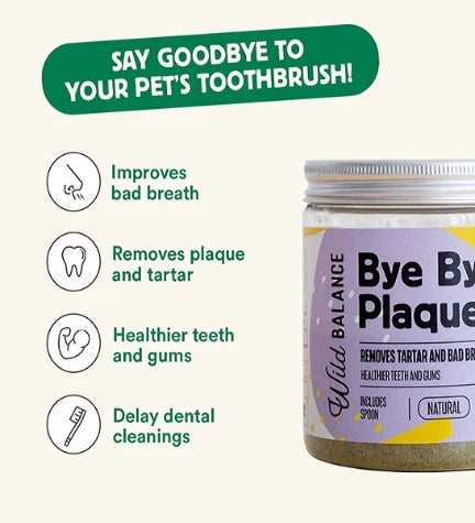 Wild Balance Bye Bye Plaque Supplement for Dogs & Cats