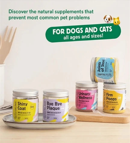 Wild Balance Firm Poops Supplement for Dogs & Cats