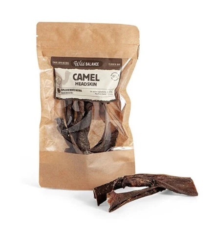 Wild Balance Natural Snack Camel Headskin for Dogs 100G