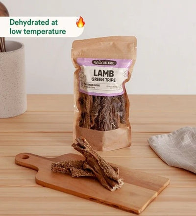 Wild Balance Natural Snack Lamb Green Tripe for Dogs 80G