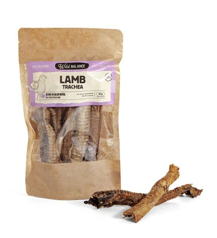 Wild Balance Natural Snack Lamb Trachea for Dogs 80G