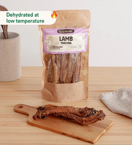 Wild Balance Natural Snack Lamb Trachea for Dogs 80G