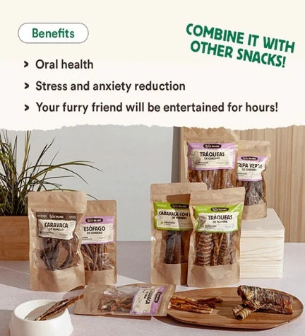 Wild Balance Natural Snack Lamb Trachea for Dogs 80G